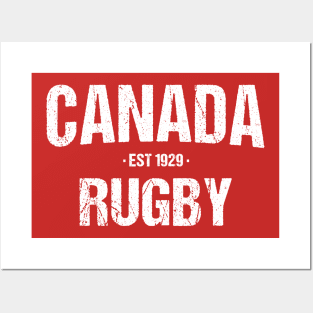 Canada Rugby Union (Les Rouges) Posters and Art